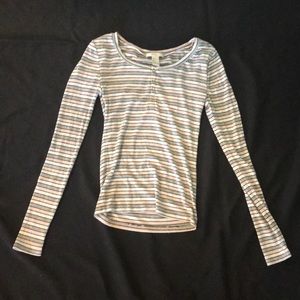 Striped longsleeve shirt ( pink )